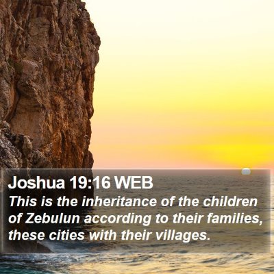 Joshua 19:16 WEB Bible Verse Image