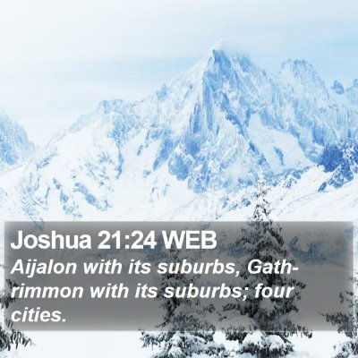 Joshua 21:24 WEB Bible Verse Image