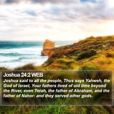 Joshua 24:2 WEB Bible Verse Image