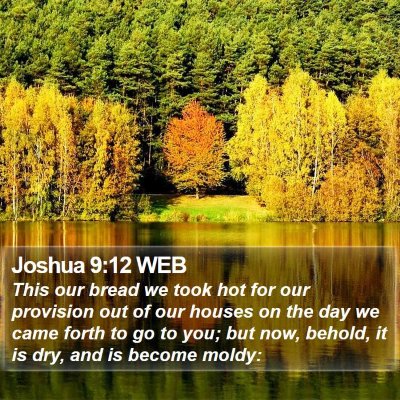 Joshua 9:12 WEB Bible Verse Image