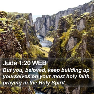 Jude 1:20 WEB Bible Verse Image
