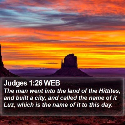 Judges 1:26 WEB Bible Verse Image