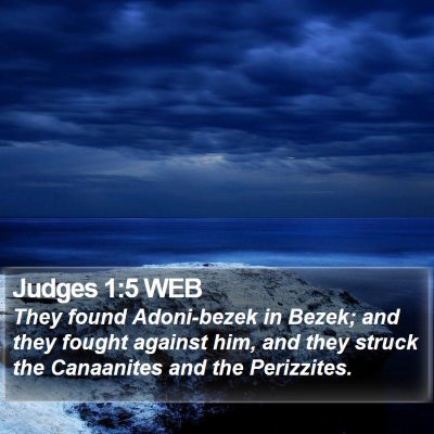 Judges 1:5 WEB Bible Verse Image