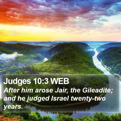 Judges 10:3 WEB Bible Verse Image