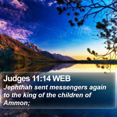 Judges 11:14 WEB Bible Verse Image