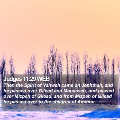 Judges 11:29 WEB Bible Verse Image