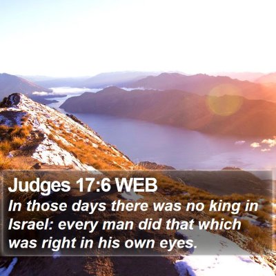 Judges 17:6 WEB Bible Verse Image