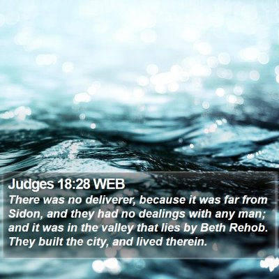 Judges 18:28 WEB Bible Verse Image