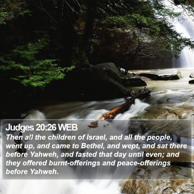 Judges 20:26 WEB Bible Verse Image