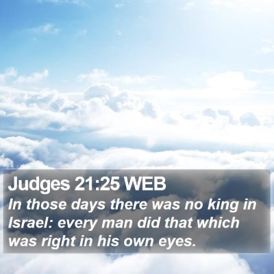 Judges 21:25 WEB Bible Verse Image