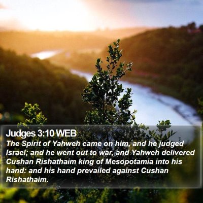Judges 3:10 WEB Bible Verse Image