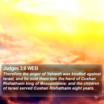 Judges 3:8 WEB Bible Verse Image