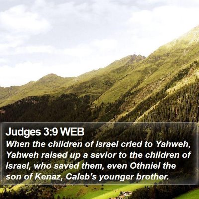 Judges 3:9 WEB Bible Verse Image