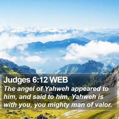 Judges 6:12 WEB Bible Verse Image