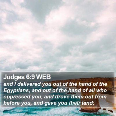 Judges 6:9 WEB Bible Verse Image