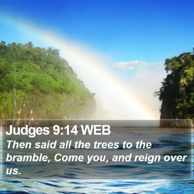 Judges 9:14 WEB Bible Verse Image