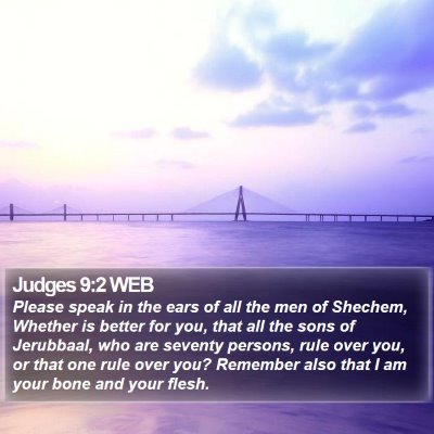 Judges 9:2 WEB Bible Verse Image