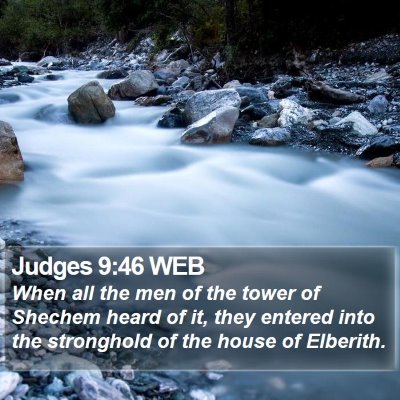 Judges 9:46 WEB Bible Verse Image