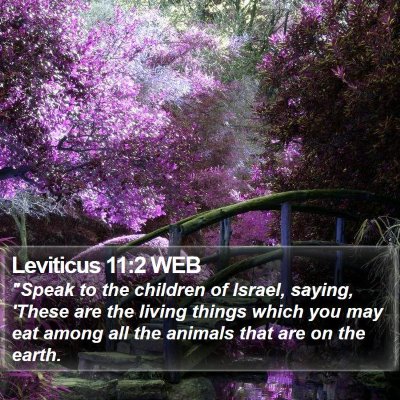 Leviticus 11:2 WEB Bible Verse Image