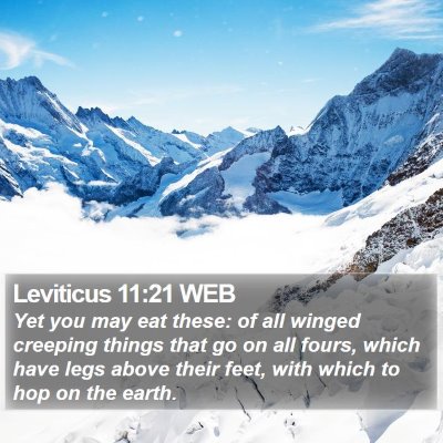 Leviticus 11:21 WEB Bible Verse Image