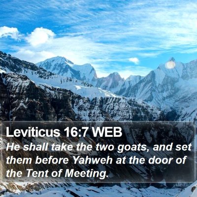 Leviticus 16:7 WEB Bible Verse Image