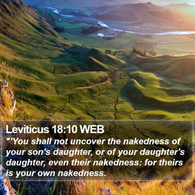 Leviticus 18:10 WEB Bible Verse Image