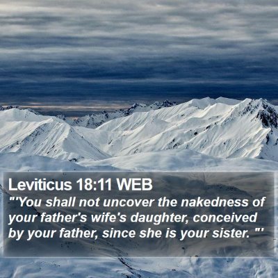 Leviticus 18:11 WEB Bible Verse Image