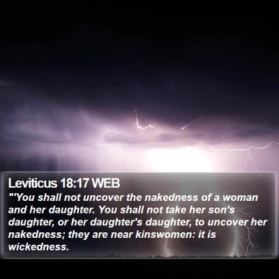 Leviticus 18:17 WEB Bible Verse Image