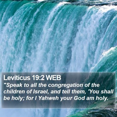 Leviticus 19:2 WEB Bible Verse Image
