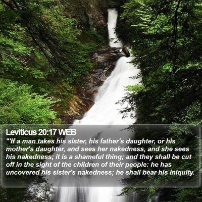Leviticus 20:17 WEB Bible Verse Image