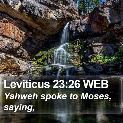 Leviticus 23:26 WEB Bible Verse Image