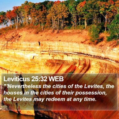 Leviticus 25:32 WEB Bible Verse Image