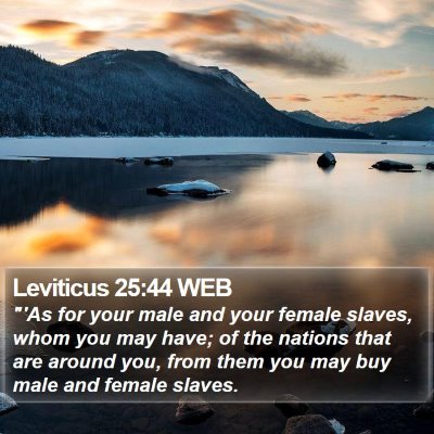 Leviticus 25:44 WEB Bible Verse Image