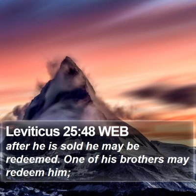 Leviticus 25:48 WEB Bible Verse Image
