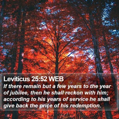 Leviticus 25:52 WEB Bible Verse Image