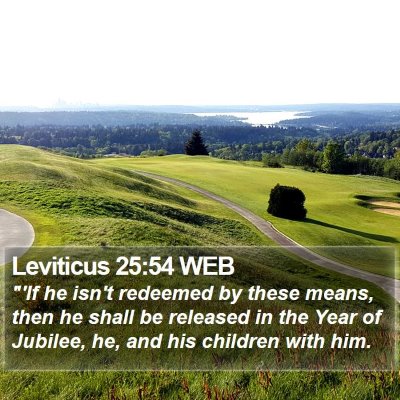 Leviticus 25:54 WEB Bible Verse Image