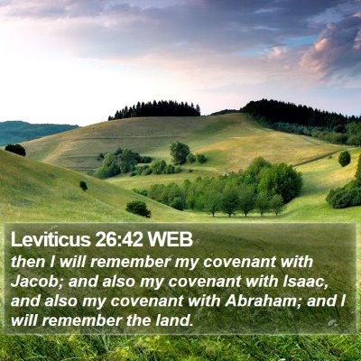 Leviticus 26:42 WEB Bible Verse Image