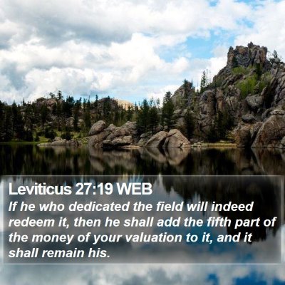 Leviticus 27:19 WEB Bible Verse Image