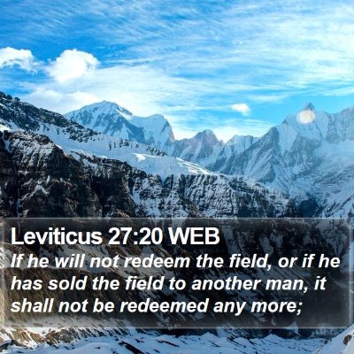 Leviticus 27:20 WEB Bible Verse Image