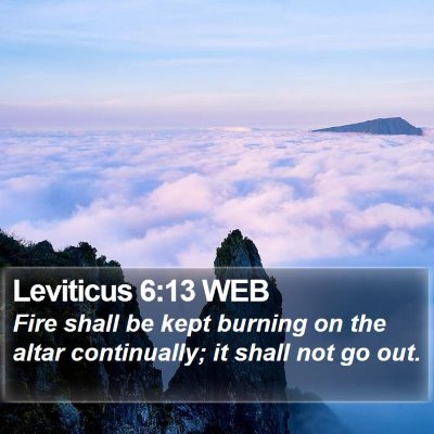 Leviticus 6:13 WEB Bible Verse Image