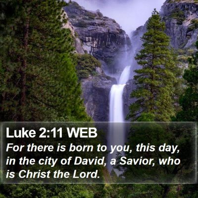 Luke 2:11 WEB Bible Verse Image