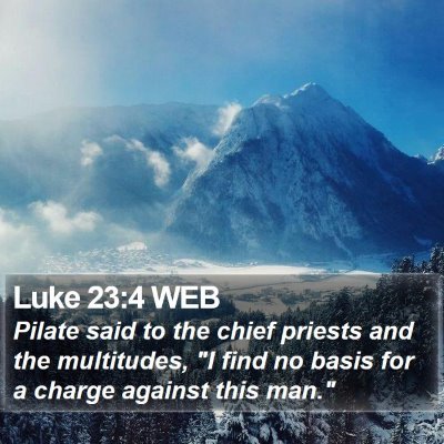 Luke 23:4 WEB Bible Verse Image