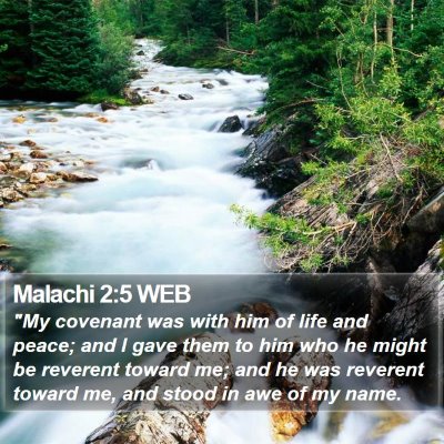 Malachi 2:5 WEB Bible Verse Image