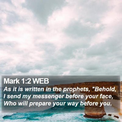 Mark 1:2 WEB Bible Verse Image