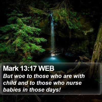 Mark 13:17 WEB Bible Verse Image