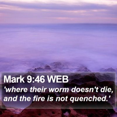 Mark 9:46 WEB Bible Verse Image