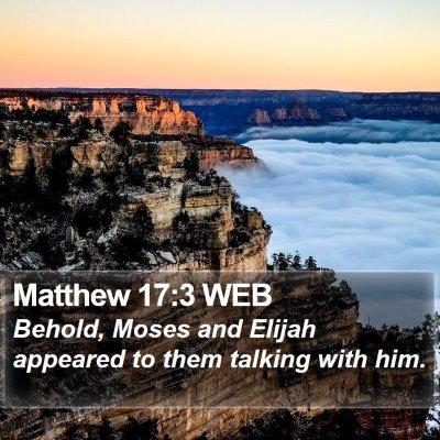 Matthew 17:3 WEB Bible Verse Image