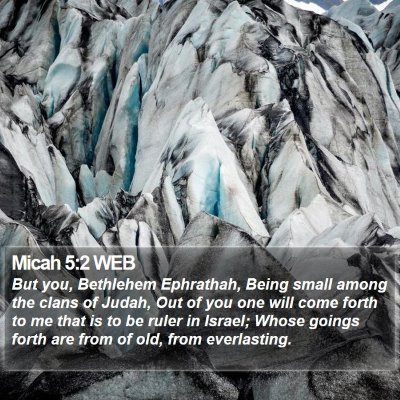 Micah 5:2 WEB Bible Verse Image