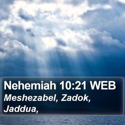 Nehemiah 10:21 WEB Bible Verse Image