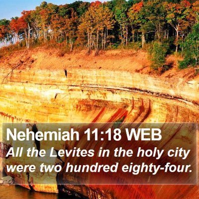 Nehemiah 11:18 WEB Bible Verse Image